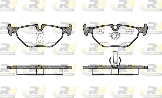 Roadhouse 2265.41 - Kit pastiglie freno, Freno a disco autozon.pro