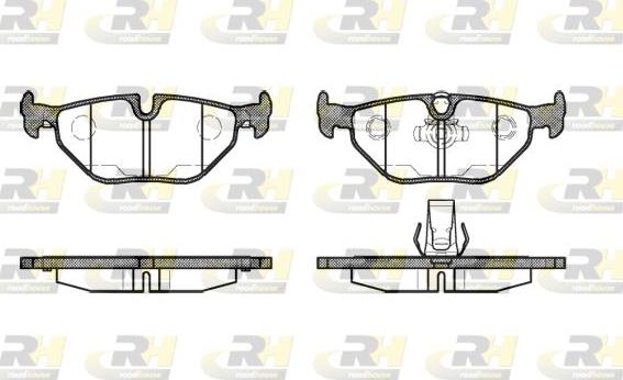 Roadhouse 2265.15 - Kit pastiglie freno, Freno a disco autozon.pro