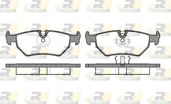 Roadhouse 2265.10 - Kit pastiglie freno, Freno a disco autozon.pro