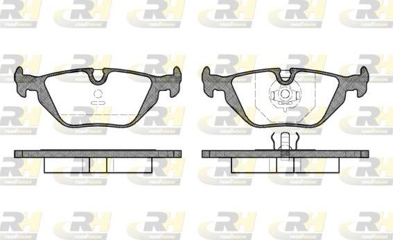 Roadhouse 2265.30 - Kit pastiglie freno, Freno a disco autozon.pro