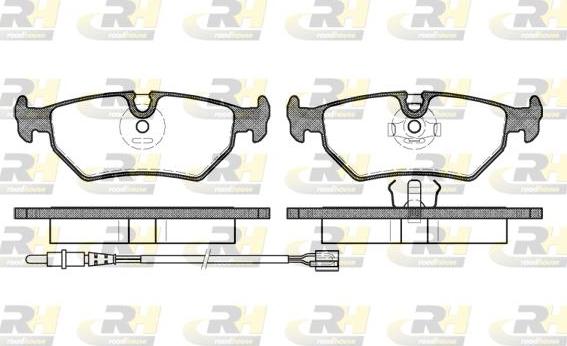 Roadhouse 2265.32 - Kit pastiglie freno, Freno a disco autozon.pro