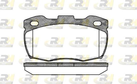 Roadhouse 2266.10 - Kit pastiglie freno, Freno a disco autozon.pro