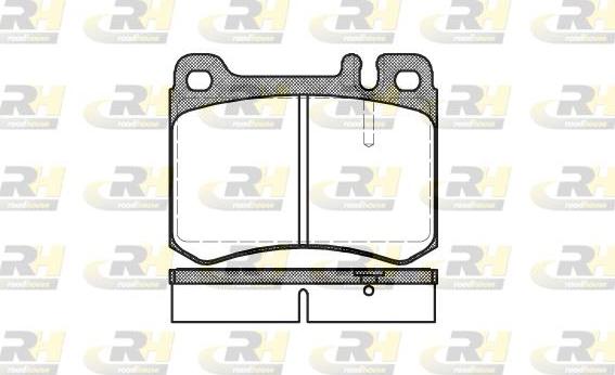 Roadhouse 2260.00 - Kit pastiglie freno, Freno a disco autozon.pro