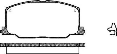 Alpha Brakes HKP-TY-037 - Kit pastiglie freno, Freno a disco autozon.pro