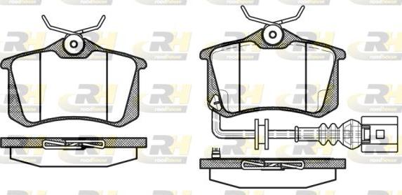 Roadhouse 2263.41 - Kit pastiglie freno, Freno a disco autozon.pro