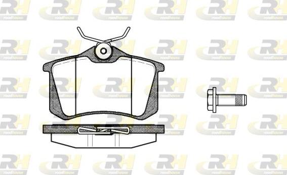 Roadhouse 2263.05 - Kit pastiglie freno, Freno a disco autozon.pro