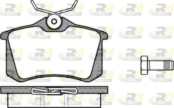 Roadhouse 2263.00 - Kit pastiglie freno, Freno a disco autozon.pro