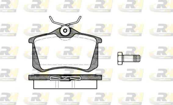 Roadhouse 2263.01 - Kit pastiglie freno, Freno a disco autozon.pro