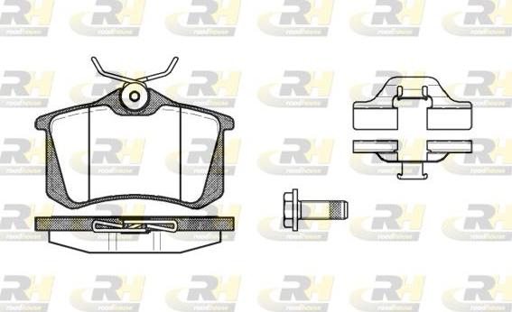 Roadhouse 2263.03 - Kit pastiglie freno, Freno a disco autozon.pro