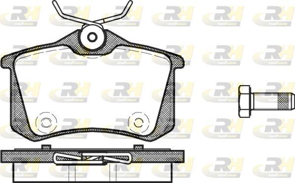 Roadhouse 2263.14 - Kit pastiglie freno, Freno a disco autozon.pro