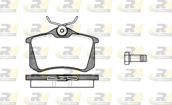 Roadhouse 2263.10 - Kit pastiglie freno, Freno a disco autozon.pro