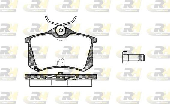 Roadhouse 2263.20 - Kit pastiglie freno, Freno a disco autozon.pro