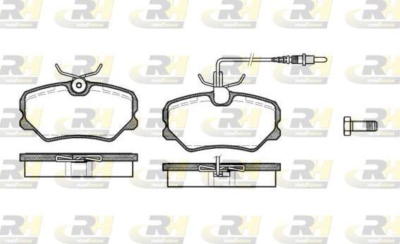 Roadhouse 2262.02 - Kit pastiglie freno, Freno a disco autozon.pro