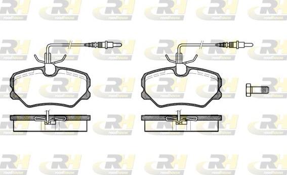 Roadhouse 2262.12 - Kit pastiglie freno, Freno a disco autozon.pro