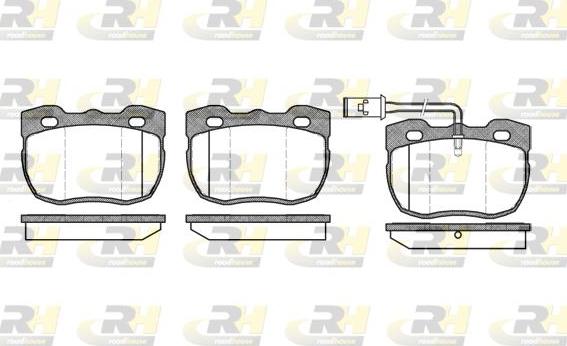 Roadhouse 2267.11 - Kit pastiglie freno, Freno a disco autozon.pro