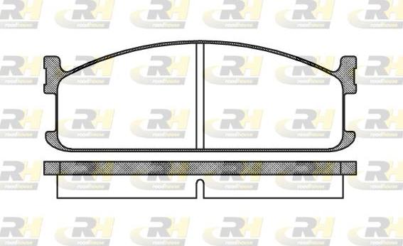 Roadhouse 2204.00 - Kit pastiglie freno, Freno a disco autozon.pro