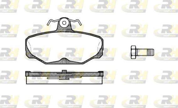 Roadhouse 2205.00 - Kit pastiglie freno, Freno a disco autozon.pro