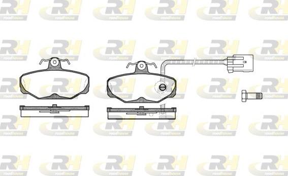 Roadhouse 2205.12 - Kit pastiglie freno, Freno a disco autozon.pro