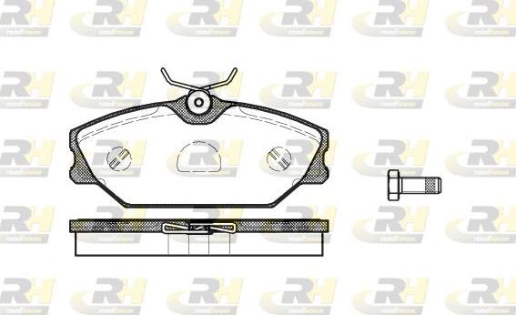 Roadhouse 2208.00 - Kit pastiglie freno, Freno a disco autozon.pro