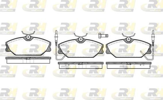 Roadhouse 2208.02 - Kit pastiglie freno, Freno a disco autozon.pro