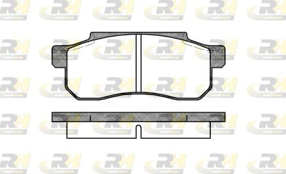 Roadhouse 2203.00 - Kit pastiglie freno, Freno a disco autozon.pro