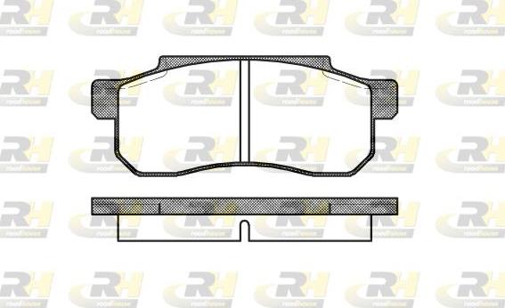 Roadhouse 2203.10 - Kit pastiglie freno, Freno a disco autozon.pro