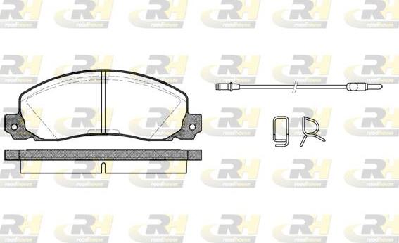 Roadhouse 2202.02 - Kit pastiglie freno, Freno a disco autozon.pro