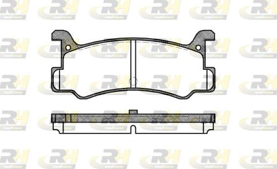 Roadhouse 2213.00 - Kit pastiglie freno, Freno a disco autozon.pro