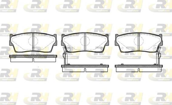 Roadhouse 2289.02 - Kit pastiglie freno, Freno a disco autozon.pro