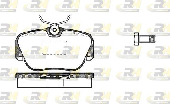 Roadhouse 2284.00 - Kit pastiglie freno, Freno a disco autozon.pro