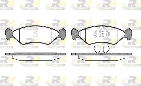 Roadhouse 2285.10 - Kit pastiglie freno, Freno a disco autozon.pro