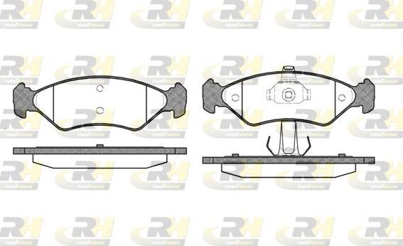 Roadhouse 2285.30 - Kit pastiglie freno, Freno a disco autozon.pro