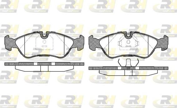 Roadhouse 2286.20 - Kit pastiglie freno, Freno a disco autozon.pro