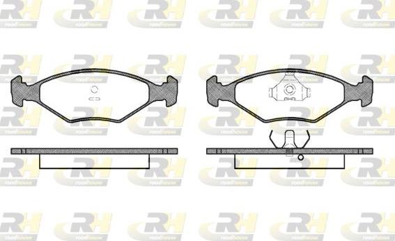 Roadhouse 2281.00 - Kit pastiglie freno, Freno a disco autozon.pro