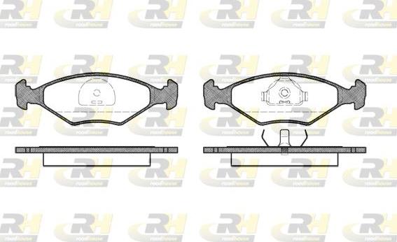 Roadhouse 2281.10 - Kit pastiglie freno, Freno a disco autozon.pro