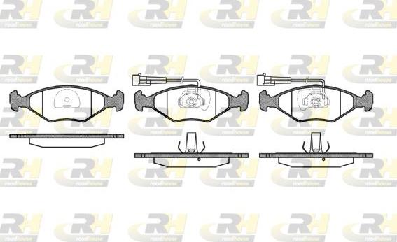 Roadhouse 2281.32 - Kit pastiglie freno, Freno a disco autozon.pro