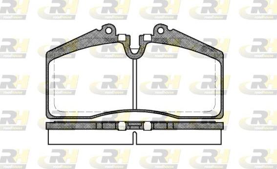 Roadhouse 2288.00 - Kit pastiglie freno, Freno a disco autozon.pro