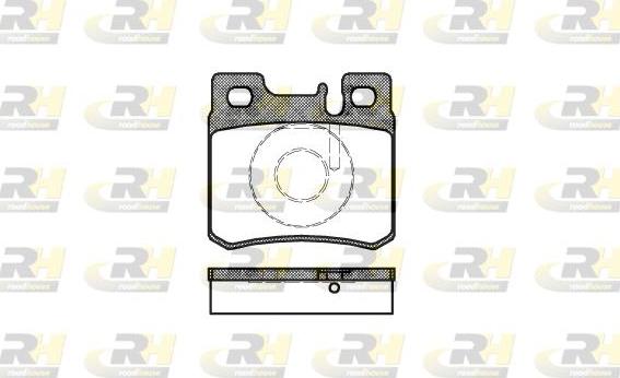 Roadhouse 2282.20 - Kit pastiglie freno, Freno a disco autozon.pro