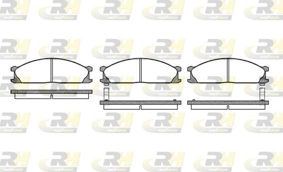 Roadhouse 2236.02 - Kit pastiglie freno, Freno a disco autozon.pro