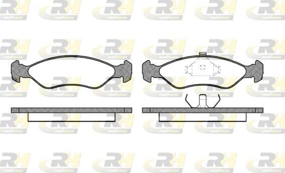 Roadhouse 2230.00 - Kit pastiglie freno, Freno a disco autozon.pro