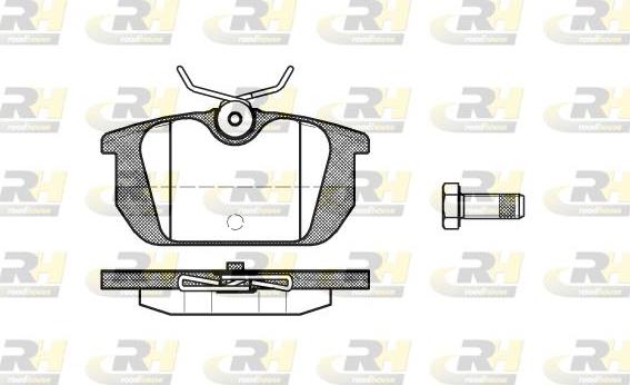 Roadhouse 2231.10 - Kit pastiglie freno, Freno a disco autozon.pro