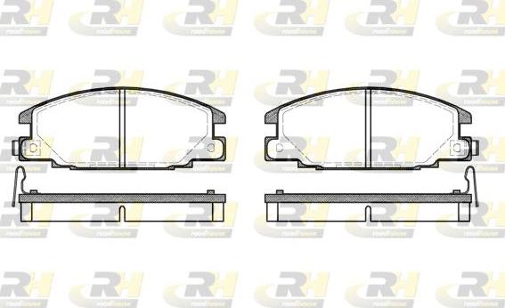 Roadhouse 2238.04 - Kit pastiglie freno, Freno a disco autozon.pro