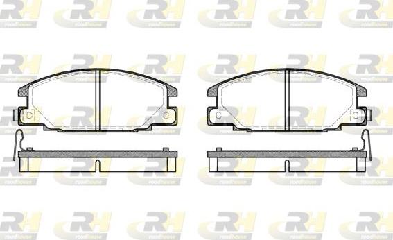 Roadhouse 2238.14 - Kit pastiglie freno, Freno a disco autozon.pro