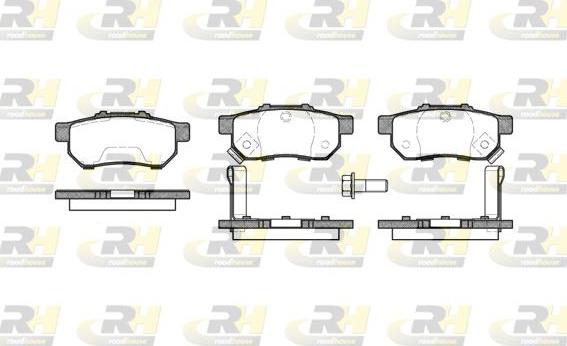 Roadhouse 2233.52 - Kit pastiglie freno, Freno a disco autozon.pro