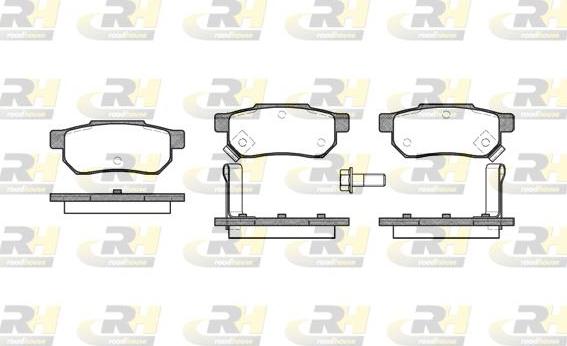 Roadhouse 2233.02 - Kit pastiglie freno, Freno a disco autozon.pro