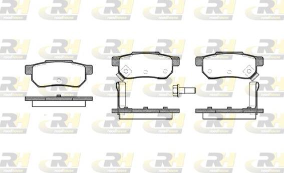 Roadhouse 2233.12 - Kit pastiglie freno, Freno a disco autozon.pro