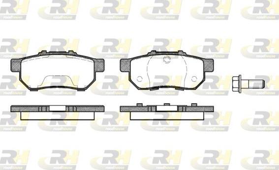 Roadhouse 2233.20 - Kit pastiglie freno, Freno a disco autozon.pro