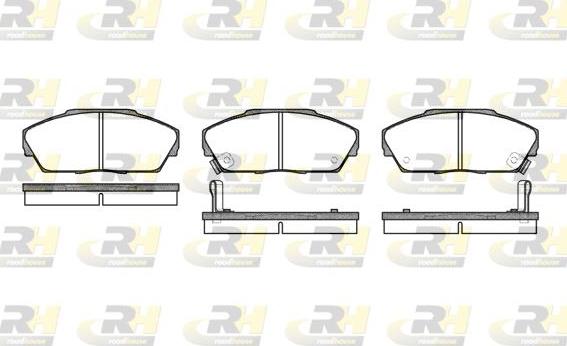 Roadhouse 2237.02 - Kit pastiglie freno, Freno a disco autozon.pro