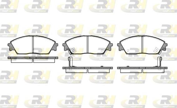 Roadhouse 2229.02 - Kit pastiglie freno, Freno a disco autozon.pro