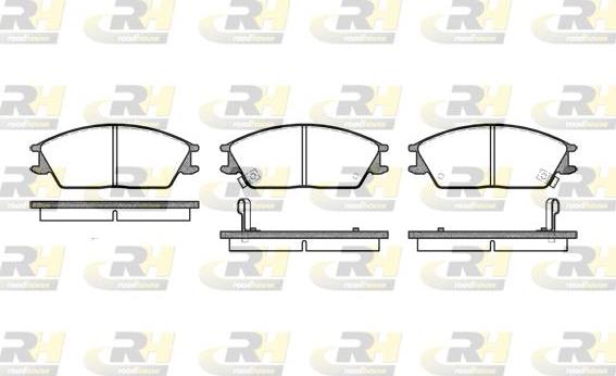 Roadhouse 2224.02 - Kit pastiglie freno, Freno a disco autozon.pro